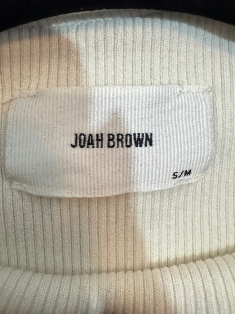 Joah Brown Cream Crewneck Pullover Sweater - Picture 6 of 6